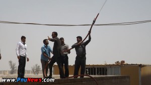 آتش سوزی دانشگاه پیام نور ریگان