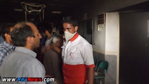 آتش سوزی دانشگاه پیام نور ریگان