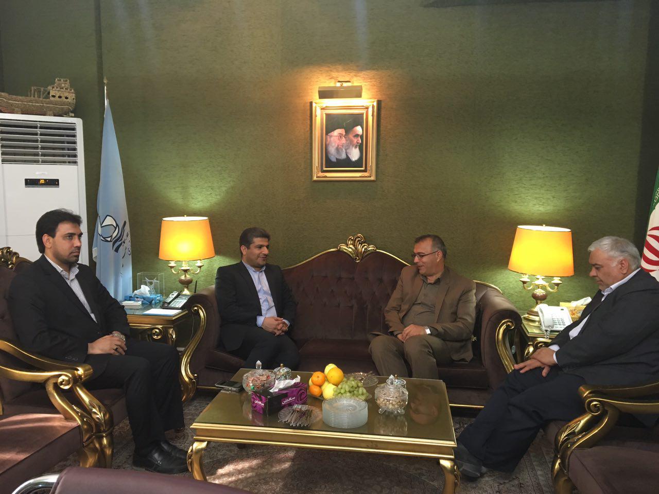 نشست مشترک مدیرعامل منطقه آزاد چابهار، مدیرکل مالی دانشگاه پیام نور و رئیس دانشگاه پیام نور سیستان و بلوچستان